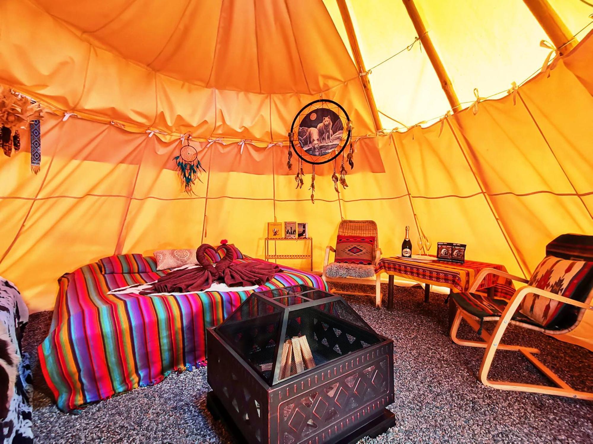Teepee Camp Lounky Hotel Chodouny Exterior photo