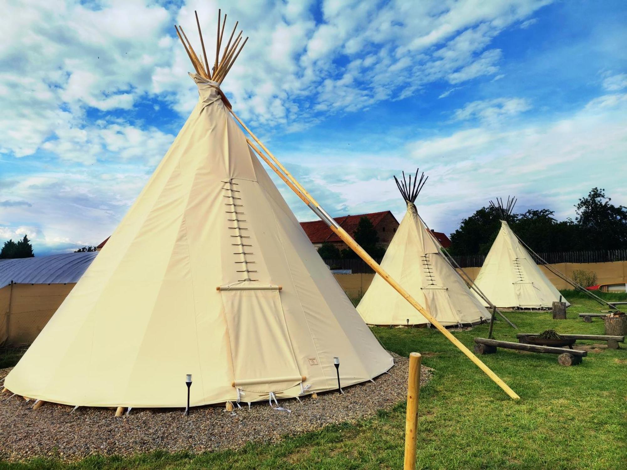 Teepee Camp Lounky Hotel Chodouny Exterior photo